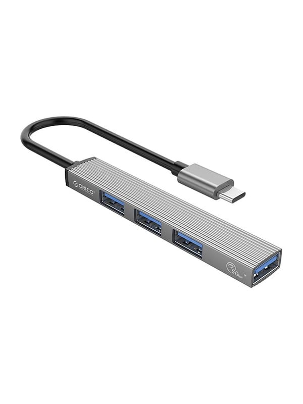 Produktfoto för Orico Hubb 1xUSB-A 3.0 3xUSB-A 2.0 - Grå
