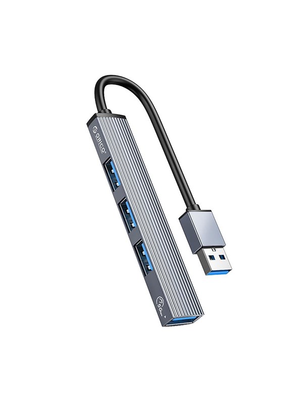 Produktfoto för Orico USB-A Hubb 1xUSB-A 3.0 3xUSB-A 2.0 - Grå