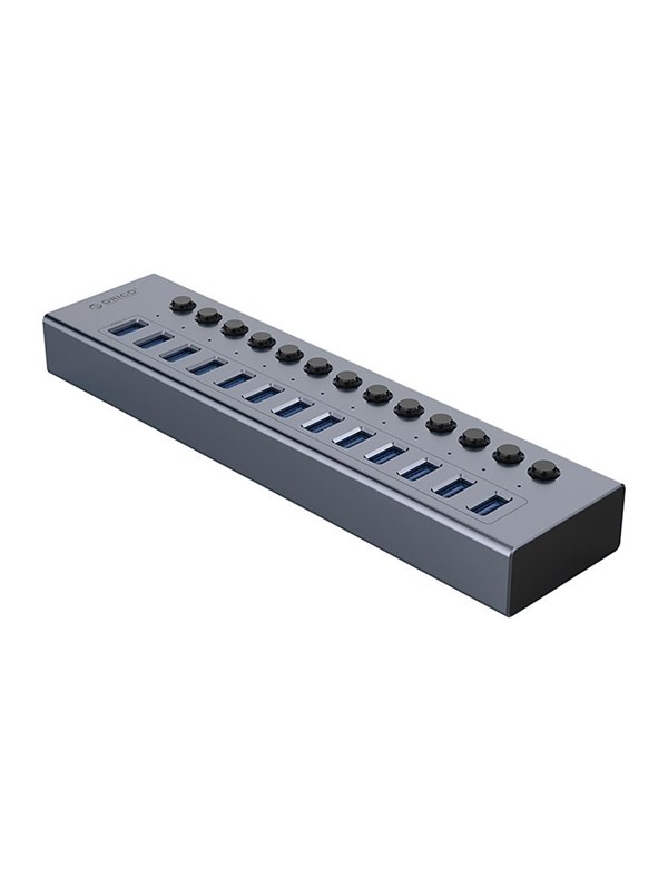 ORICO BT2U3-13AB Hub 13x USB-A 3.0 with switches - gray USB Hub - USB 3.0 - 13 porte - Grey