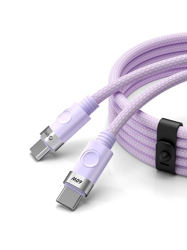 ORICO CDX 60W 3A Power Delivery USB-C - USB-C 1m Cable - Purple