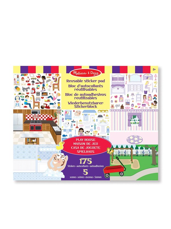 Melissa &amp; Doug Reusable Sticker Pad Play House