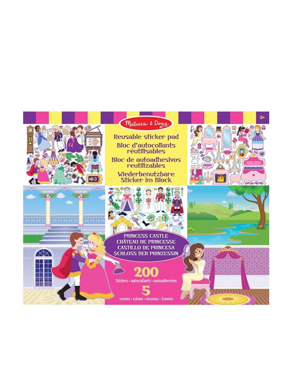 Melissa &amp; Doug Reusable Sticker Pad Princess Castle