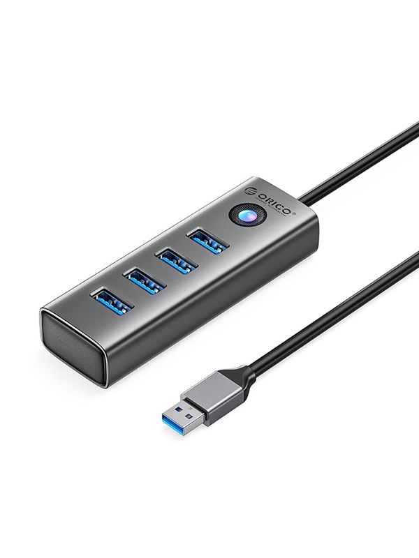 Produktfoto för Orico Hubb 4xUSB-A 3.0 - Grå