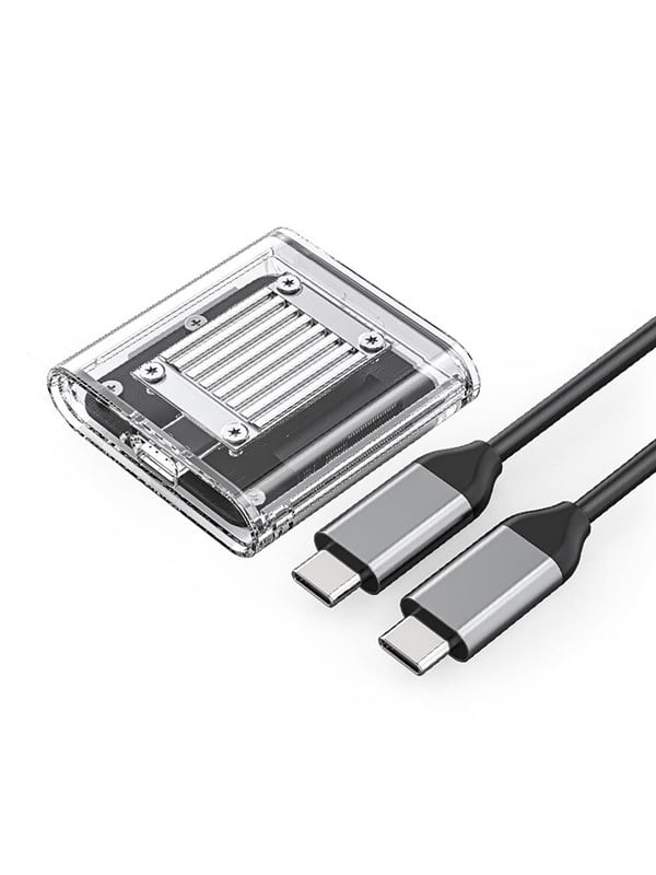 ORICO TC20-M2-10G M.2 NVME USB-C 3.2 Disk Caddy - Transparent