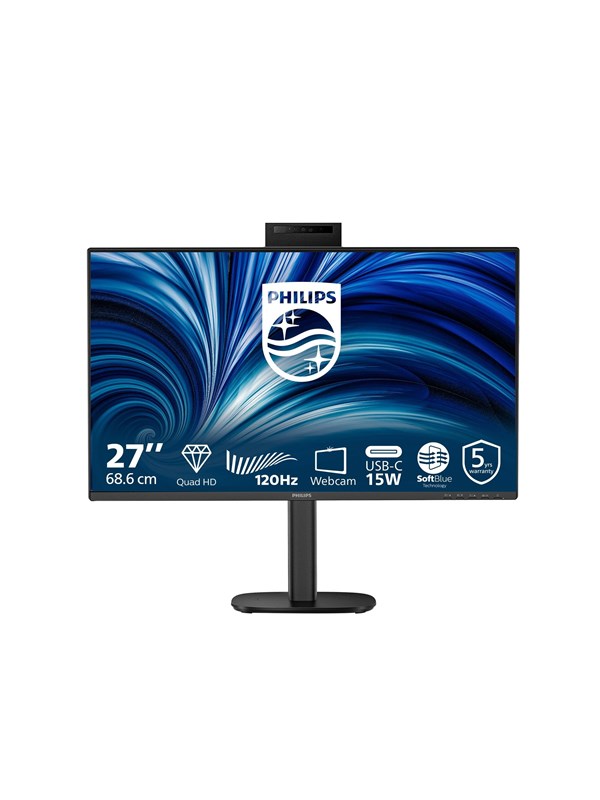 27" Philips 27B2N3500JH - 2560x1440 (QHD) - 120Hz - IPS - 15W USB-C