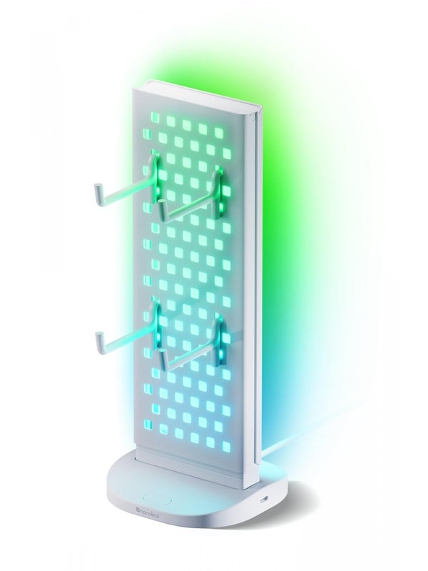 Nanoleaf Gaming Pegboard USB Desk Dock - White