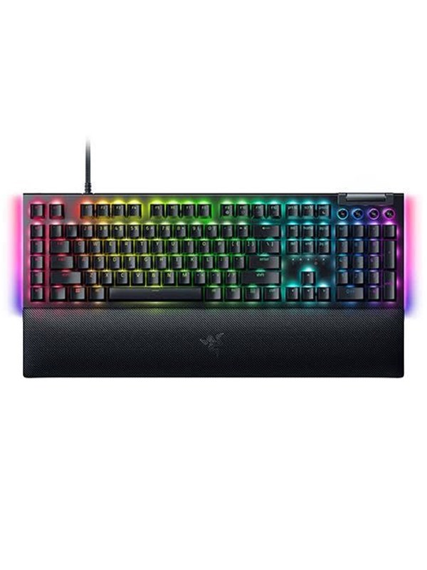 Razer BlackWidow V4 - Green Mechanical (Clicky) - Gaming Tangentbord - Fransk - Svart