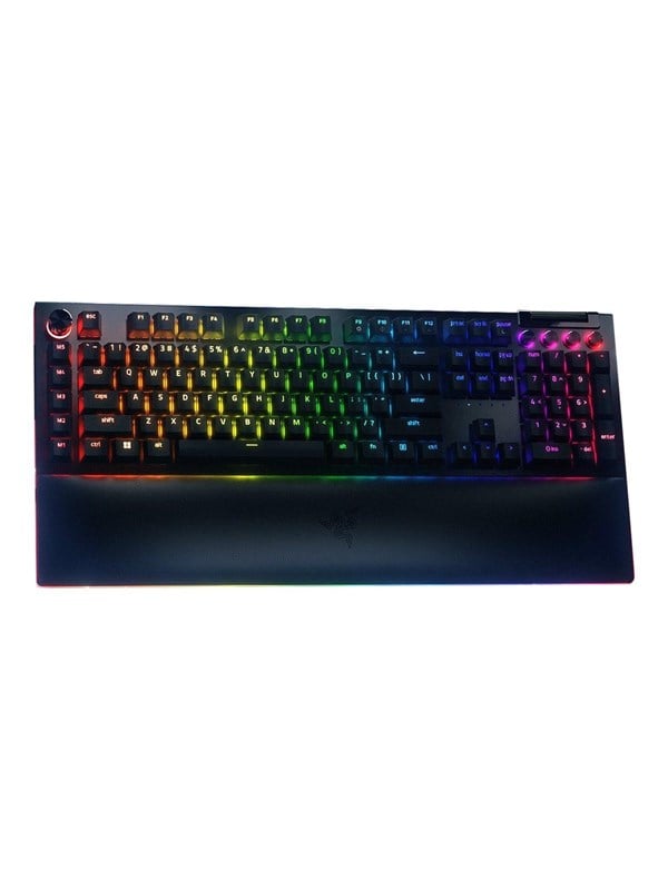 Razer BlackWidow V4 Pro - Yellow Mechanical (Linear) - Gaming Tangentbord - Engelska (US) - Svart