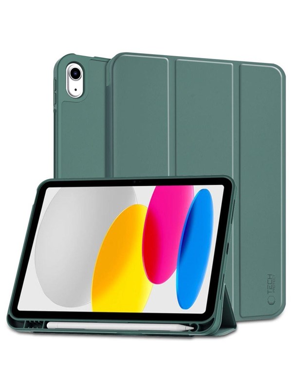 Alternativ bild 0 för Etui na tablet Tech-Protect Etui APPLE IPAD 10.9 (10GEN) Tech-Protect SC Pen zielone