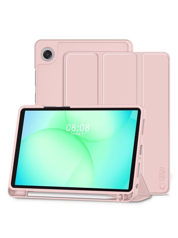 Tech-Protect SmartCase Pen for Samsung Galaxy Tab A9+ / A11+ Plus 11.0 X210 / X215 / X216 / X230 / X235 / X236 - Pink