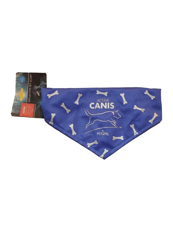 Active Canis Reflexhalsduk blå L/XL