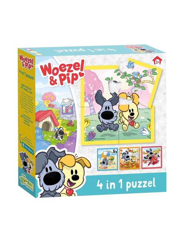 Bambolino Toys Woezel & Pip 4-1 Puzzle Golv