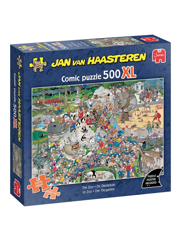 Jumbo Jan van Haasteren Jigsaw Puzzle - The Zoo - 500 XL pcs. 2D Pussel