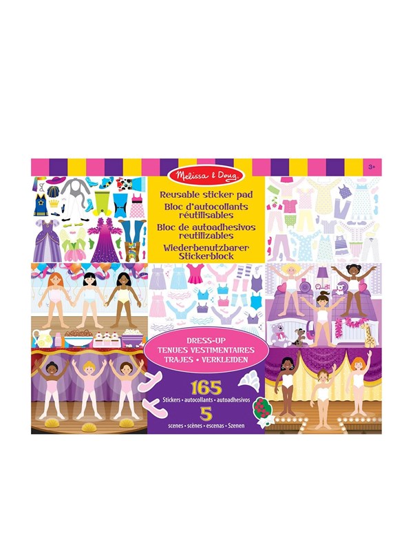 Melissa &amp; Doug Reusable Sticker Pad Dress-up