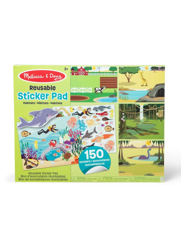 Melissa &amp; Doug Reusable Sticker Pad Habitats