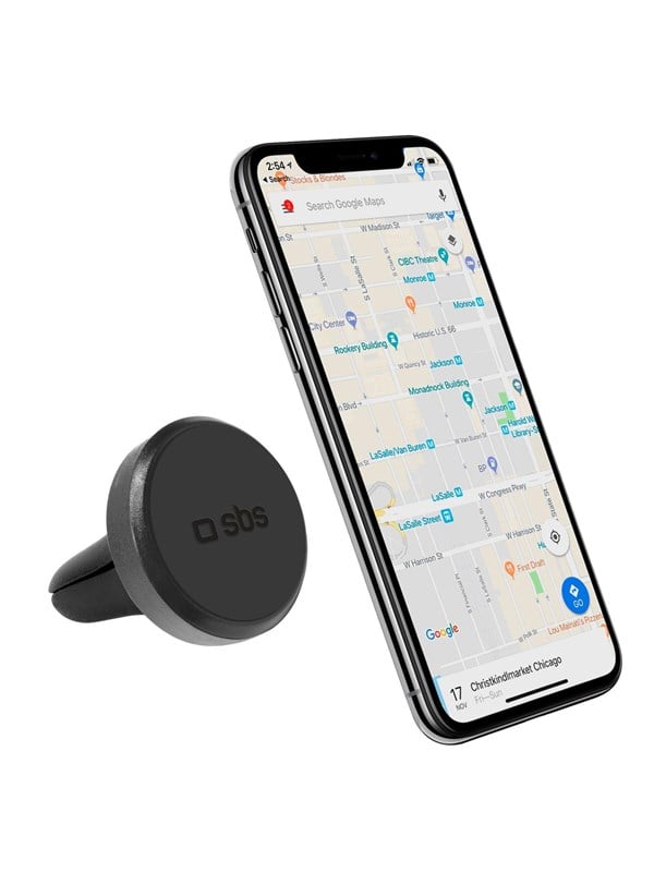 Produktfoto för SBS Mobilhållare Ventilationsgaller Magsafe - Svart
