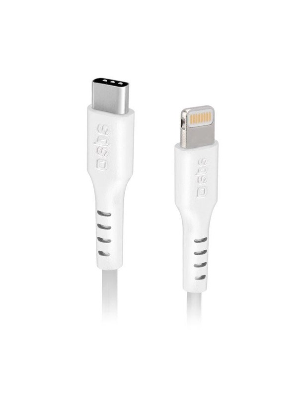 SBS TECABLELIGTC1W USB-C - Lightning Cable MFi Certified 1m - White