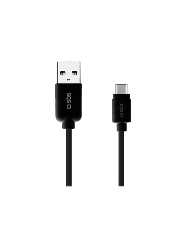 Produktfoto för SBS TECABLETYC1KPOS, 1 m, USB A, USB C, USB 2.0, Svart