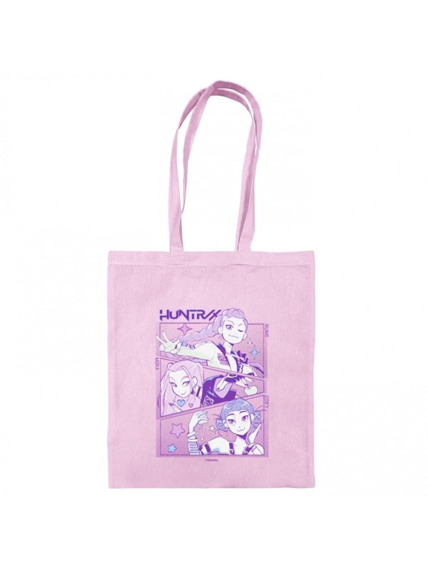 Pyramid - Tote Bag K-Pop Demon Hunters (Huntrix) Light Pink