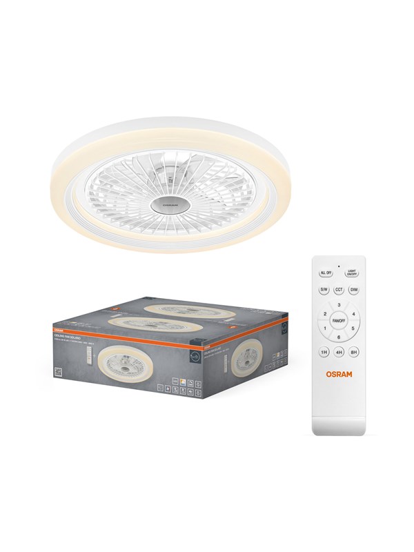 Osram Ceiling Fan Solano 4100lm 41W/CCT 490mm white