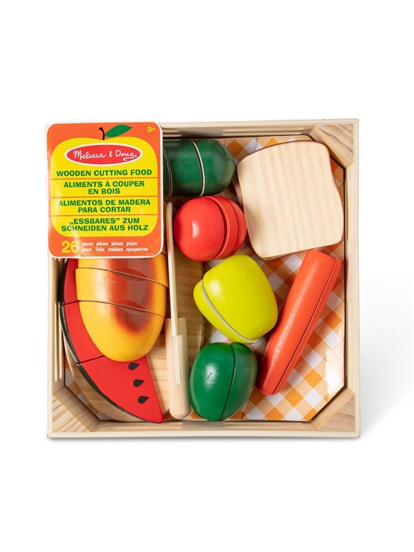 Melissa &amp; Doug Food Play Wooden Cutting Food