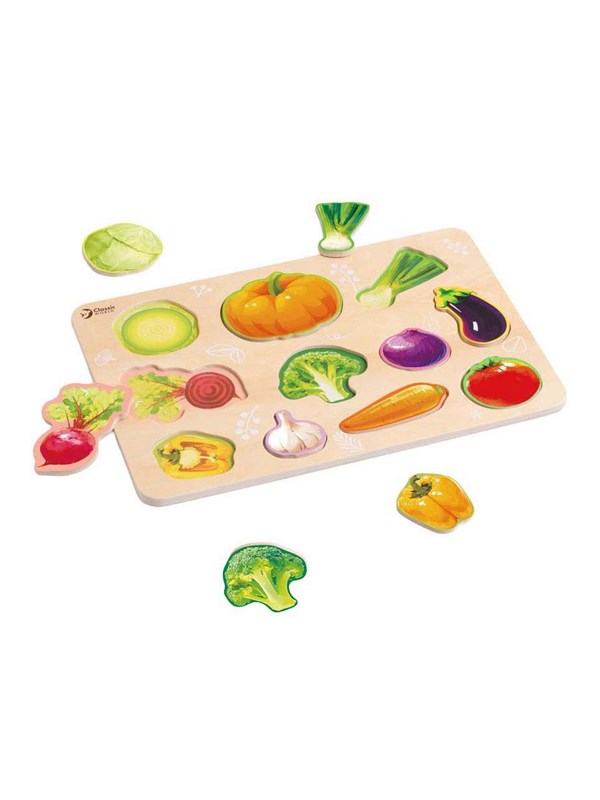 Classic World Wooden Puzzle Vegetables Trä