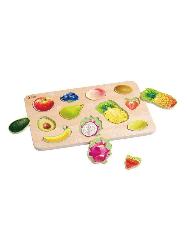 Classic World Wooden Puzzle Fruit - 11 pcs. Trä