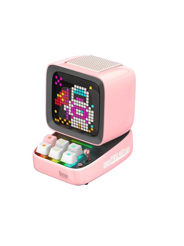 Alternativ bild 0 för Divoom Ditoo-Pro Retro Pixel Art Bluetooth Speaker - Pink
