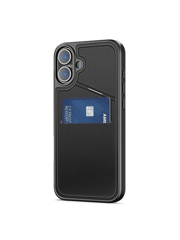 Alternativ bild 0 för DUX DUCIS iPhone 16 Skal med kortplats - Svart
