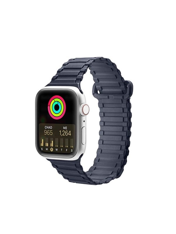 Produktfoto för Dux Ducis Apple Watch 6/7/8/SE (38/40/41mm) Armband Silicone Armored - Blå