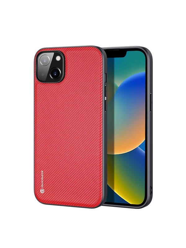 Produktfoto för Dux Ducis iPhone 14 Plus Skal Fino Nylon - Röd