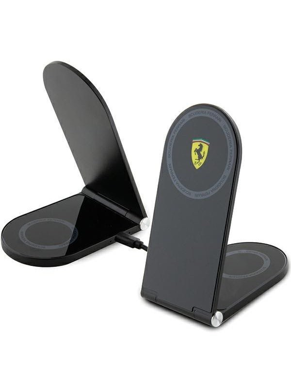 Produktfoto för Ferrari 2-in-1 Trådlös Laddare Magsafe Induktionsladdare