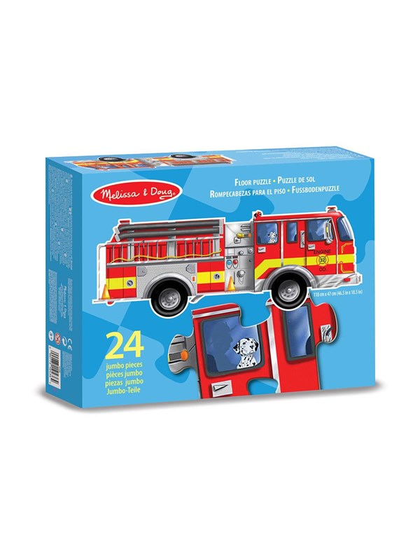 Melissa &amp; Doug Flooe puzzle Giant Fire Engine (24) 2D Pussel