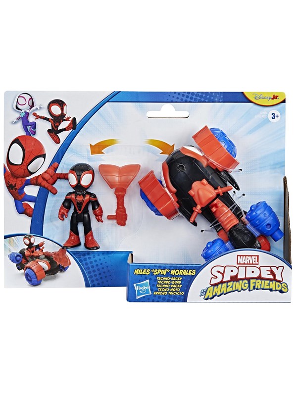 Marvel Spidey And His Amazing Friends 3" Miles Techno Racer Vehicle - SEK 139 - Spara 25%