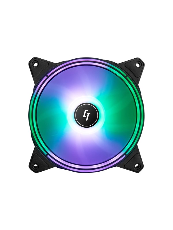 Chieftec Chieftronic Nova NF-1225RGB - case fan - Chassi fläkt - 120mm - Svart