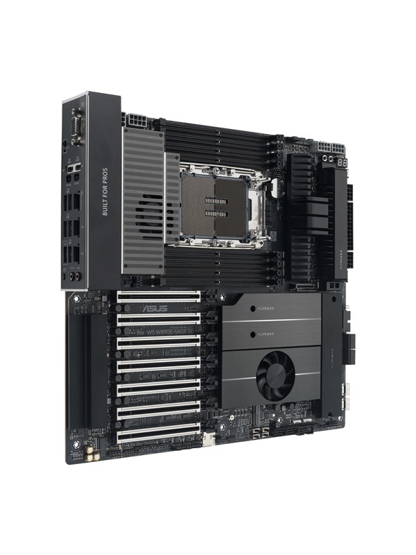 ASUS Pro WS W890E-SAGE SE Moderkort - Intel W890 - Intel LGA4710-2 - DDR5 RAM - SSI (Server)