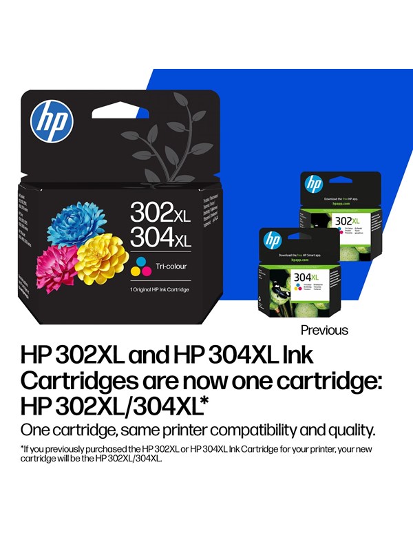 HP 302XL/304XL - Tri-Colour