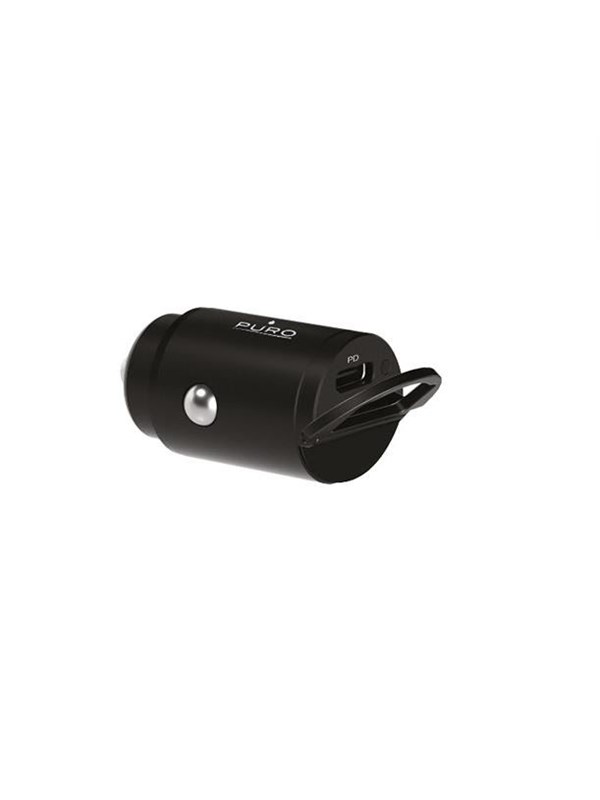 Produktfoto för Puro Billaddare 20W USB-C Mini - Svart