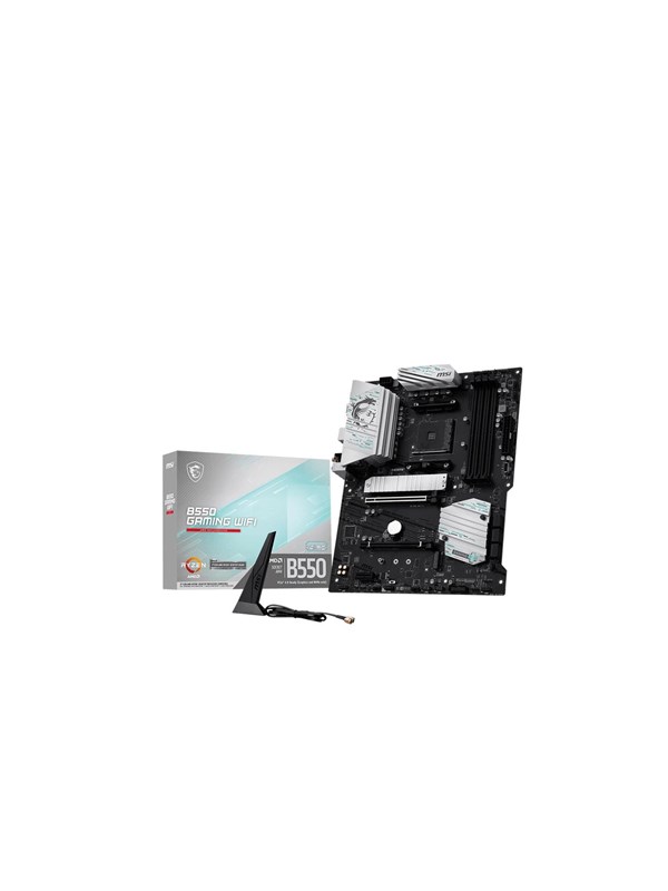 MSI B550 GAMING WIFI Moderkort - AMD B550 - AMD AM4 - DDR4 RAM - ATX