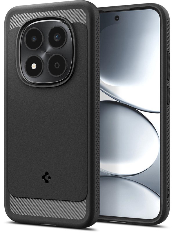 Spigen Rugged Armor - matte black - Xiaomi Redmi Note 15 Pro 5G