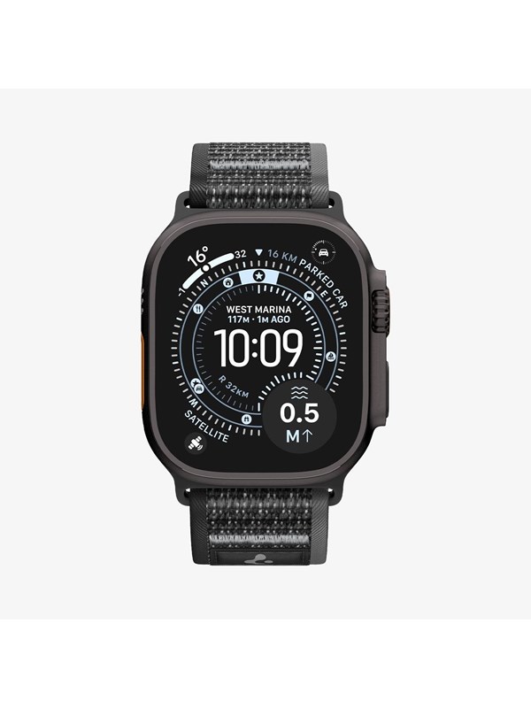 Spigen Athlex Air 2 Active Band - black gray - Apple Watch 49mm/46mm/45mm/44mm