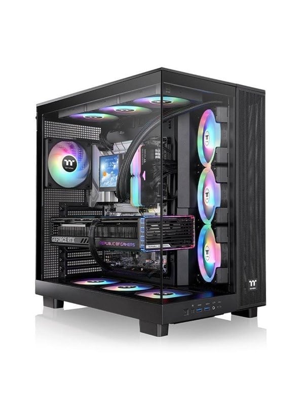 Thermaltake View 380 XL TG ARGB - Chassi - Desktop - Svart