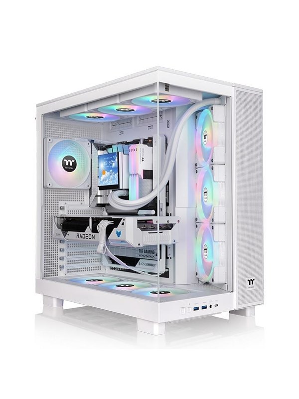Thermaltake View 380 XL TG ARGB - Chassi - Desktop - Vit