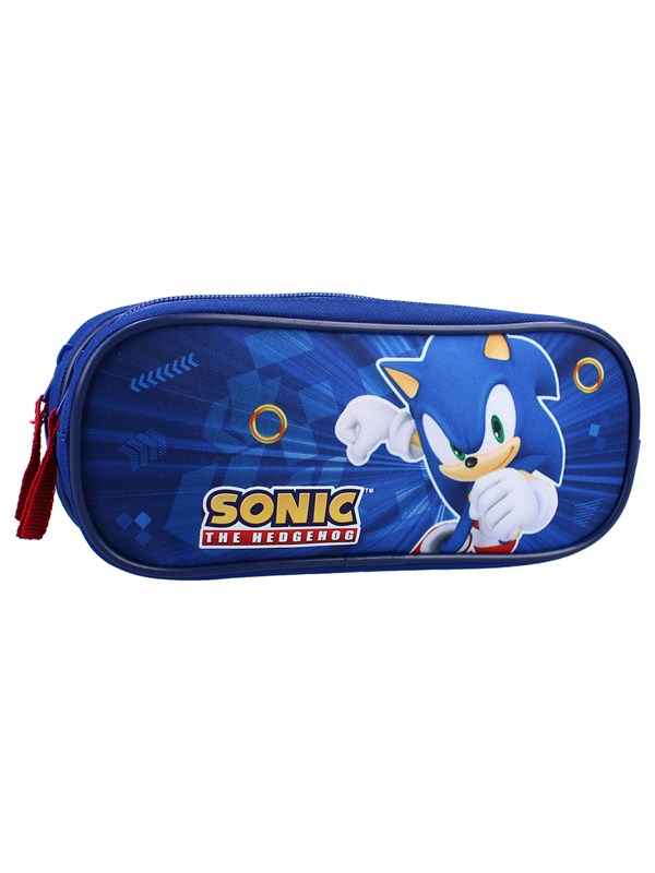 Vadobag Sonic Still Unstoppable Pencil Case 2-Compartment - Blue