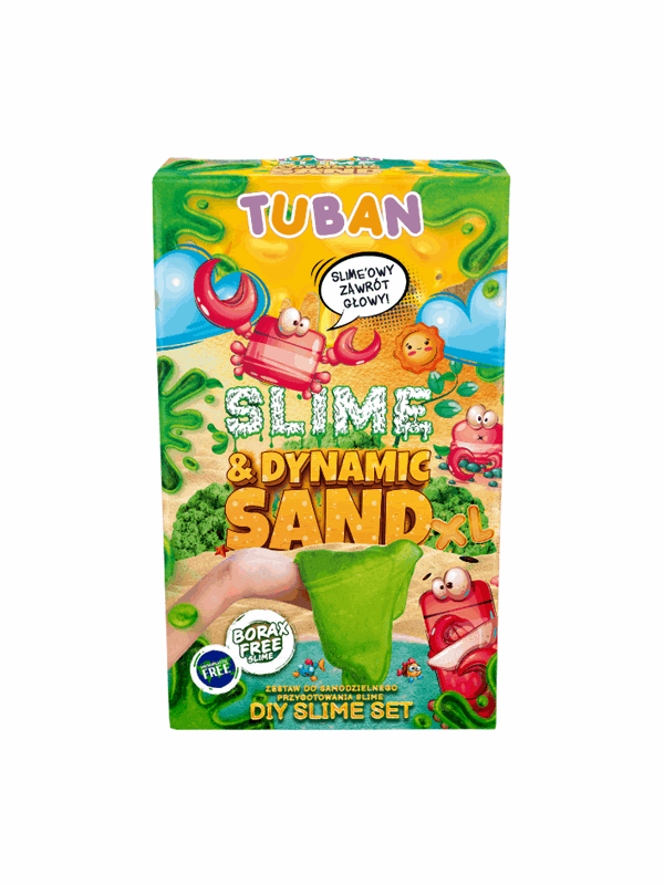 Tuban Kit - Diy  Slime &amp; Dynamisk sand Xl