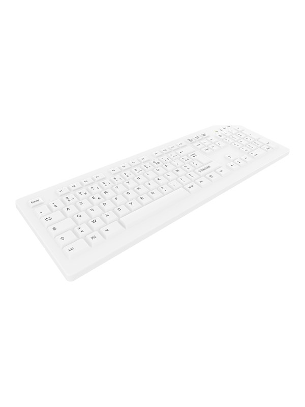 Cherry Contour Active Key MedicalKey AK-C8100 - keyboard - medical hygienic design full size - AZERTY - French - white Input Device - Tangentbord - Fransk - Vit