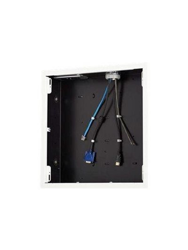 Chief Proximity In-Wall Storage Box with White Flange - White - Max 4.5 kg - recommended for