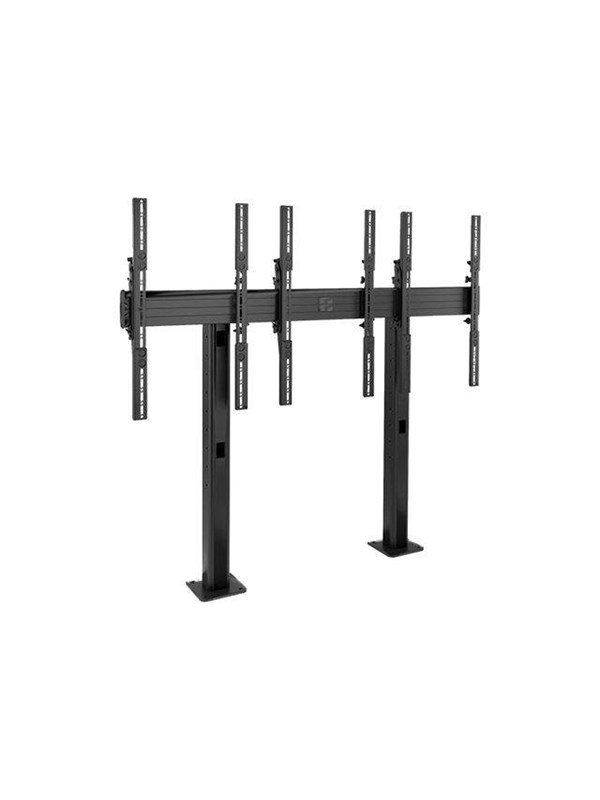 Chief Fusion LBM3X1UP 3 x 1 Portrait Micro-Adjustable Large Bolt-Down Freestanding Video Wall - Max 170 kg - recommended for 46"