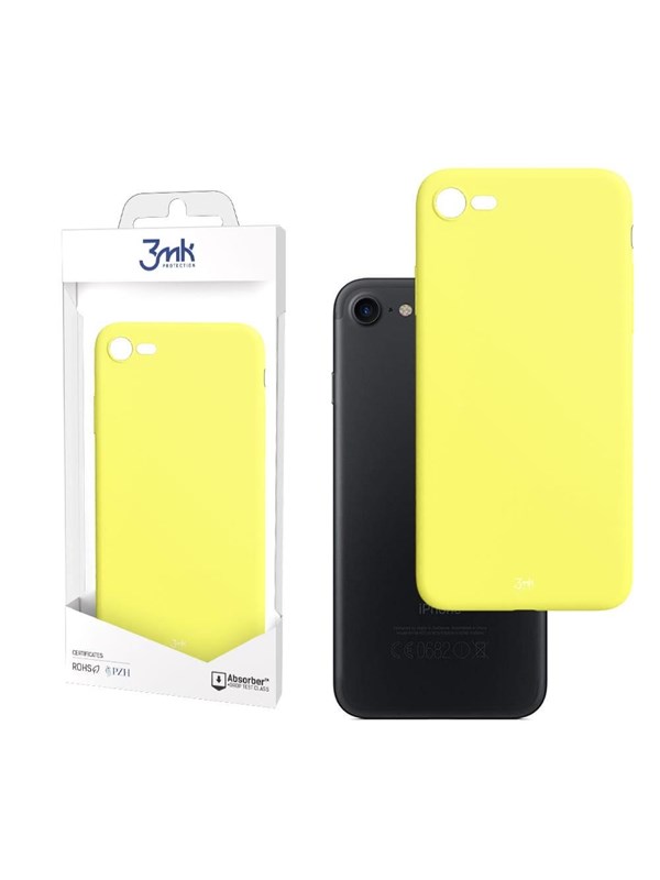 3mk Matt Case for iPhone 7 / 8 / SE 2020 / SE 2022 - yellow