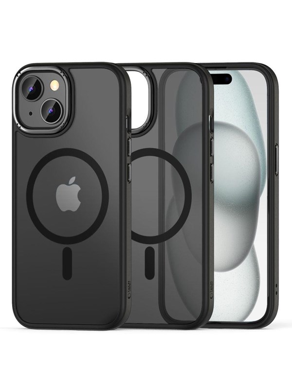 Produktfoto för Tech-Protect iPhone 15 Mobilskal Magsafe Magmat 2 - Svart